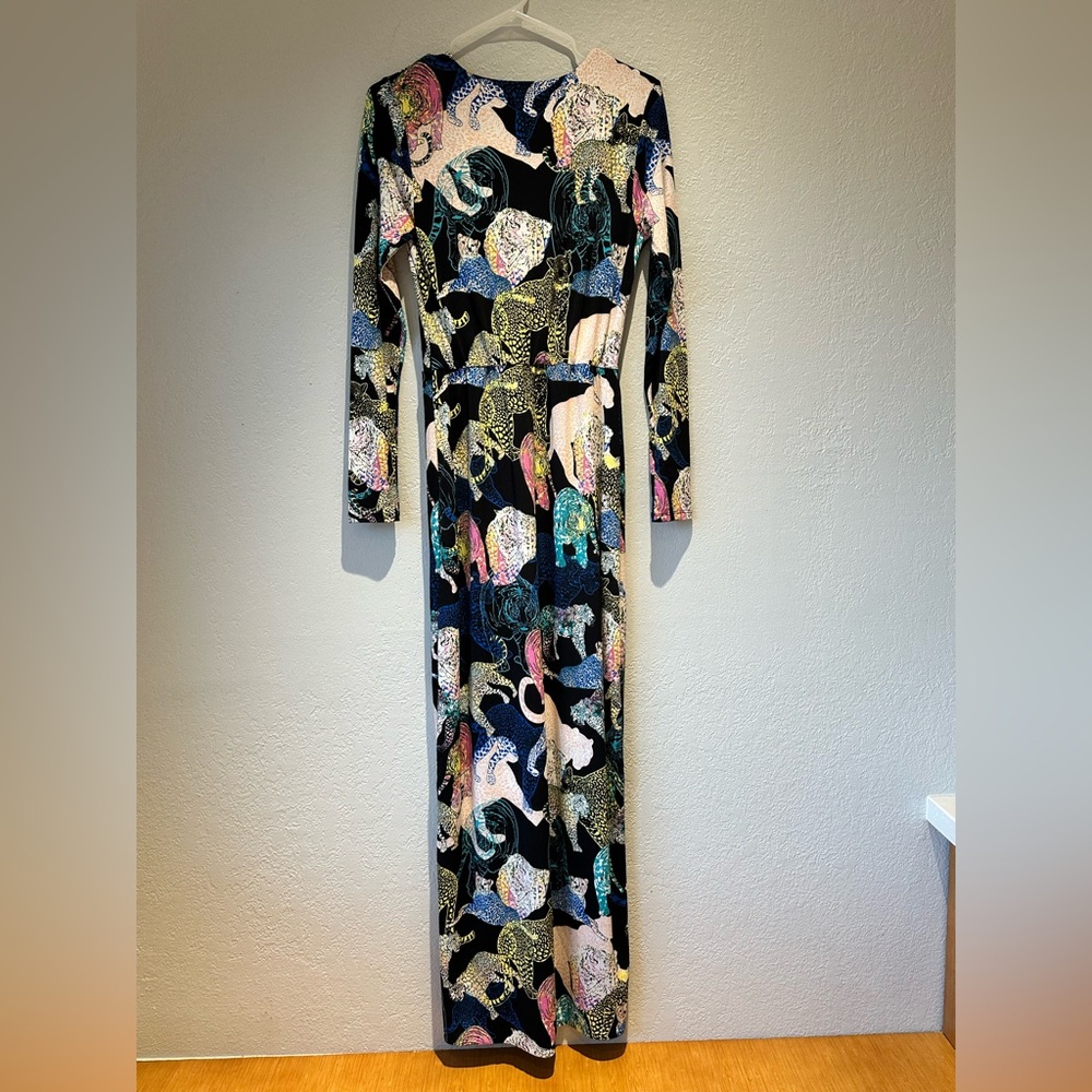 Le Superbe Animal Print Maxi Dress NWT S - Picture 9 of 13